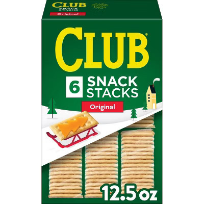 Club Snack Stacks Crackers Original - 12.5oz/6ct | Target