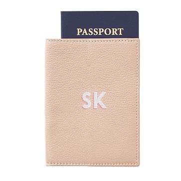 Leather Passport Case, Printed | Mark and Graham