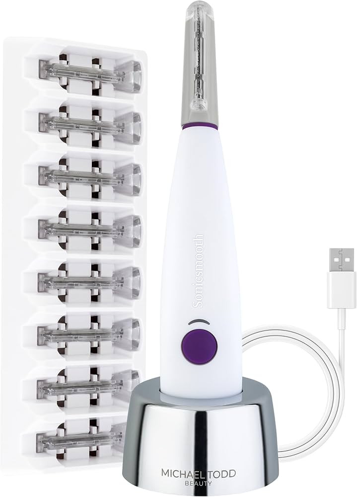 Michael Todd Beauty - Sonicsmooth – SONIC Technology Dermaplaning Tool - 2 in 1 Women’s Facia... | Amazon (US)