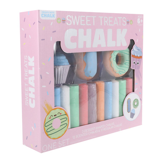 27-Piece Chalk Set - Sweet Treats | Five Below