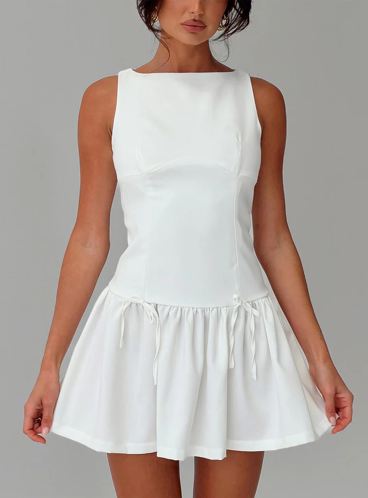 Milienne Mini Dress White | Princess Polly US