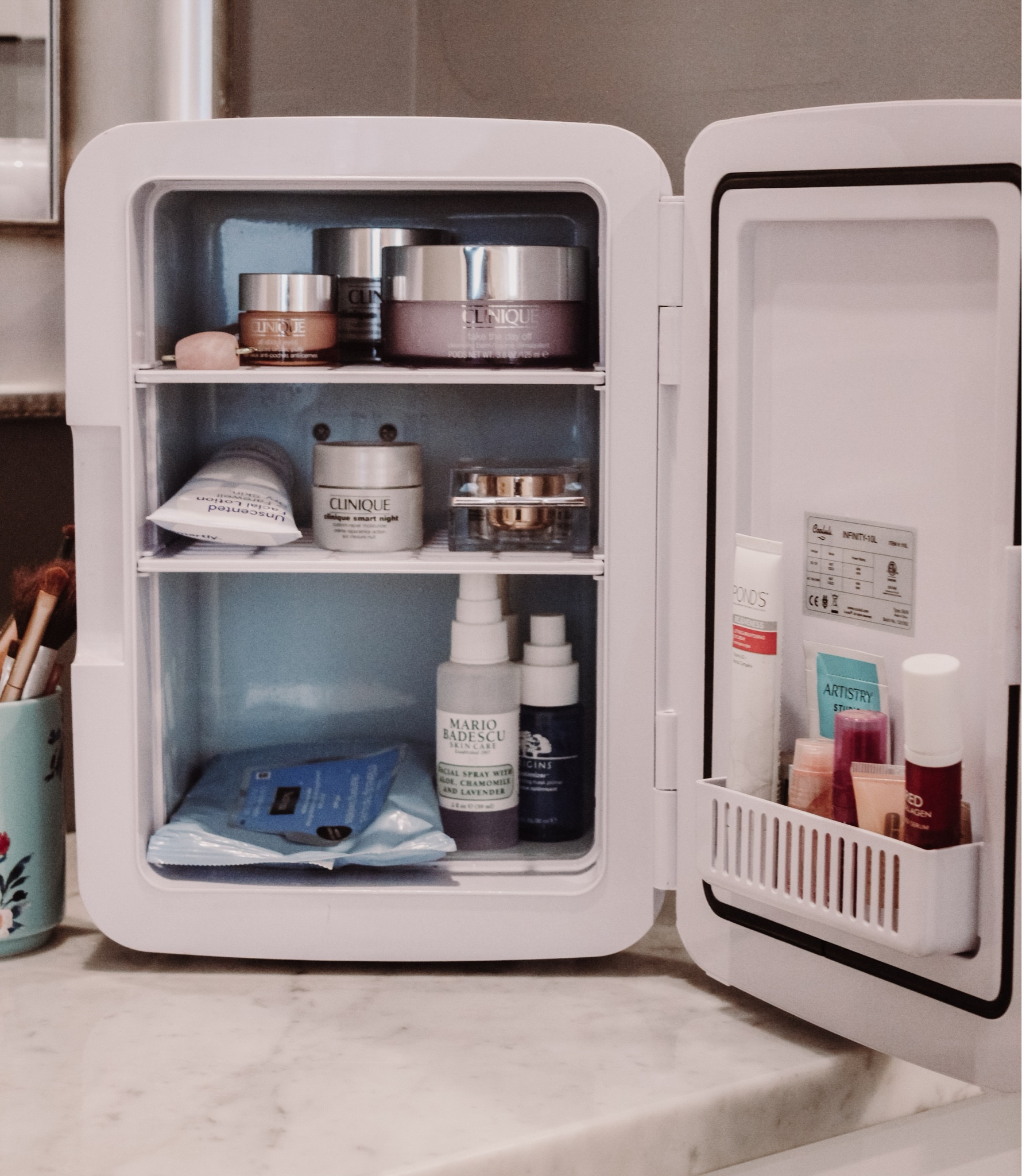 I know that a skincare fridge seems like a total luxury but I absolutely swear by mine - it saves this 43 year olds skin every morning by de-puffing & cooling. It’s my must - have. ♥️

#LTKover40 #LTKbeauty