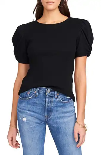 CeCe Puff Sleeve Sweater in Deep Royal Blue at Nordstrom, Size Small | Nordstrom