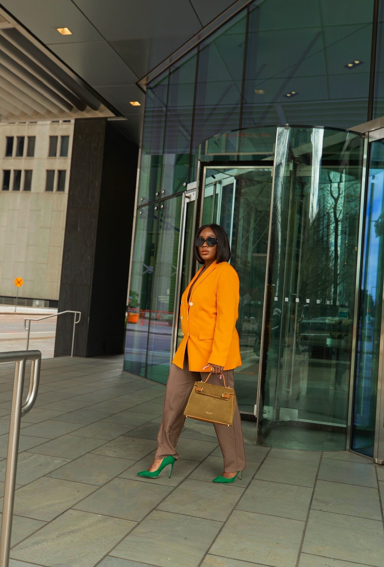 Bold tailoring, intentional steps.

#LTKootd #LTKPlusSize #LTKWorkwear