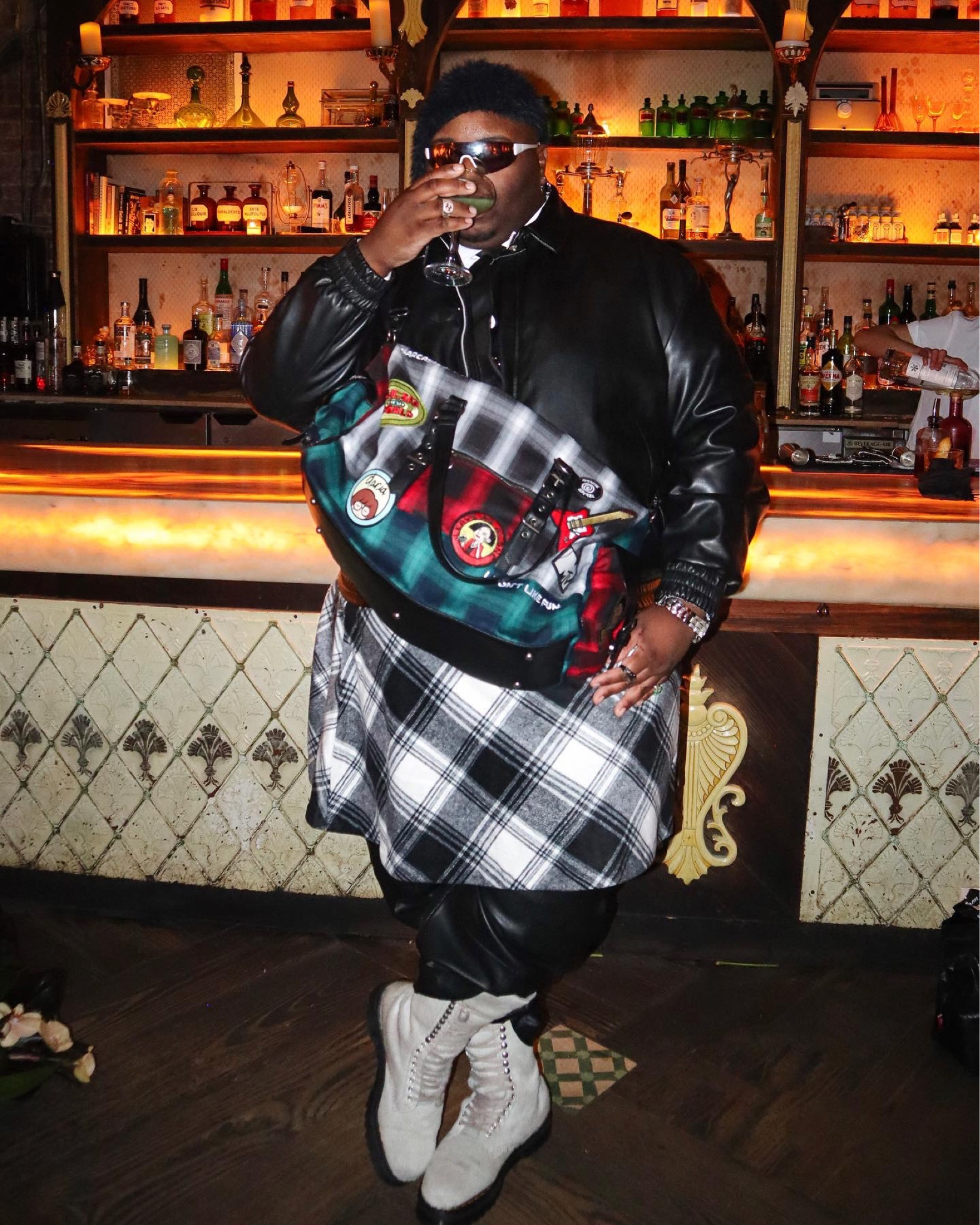 Martini & Vibes 🍸 one of my recent NYFW outfits ✨ Boots are Dr Martens X Rick Owens & are sold out 🤧

#LTKmens #LTKplussize #LTKstyletip