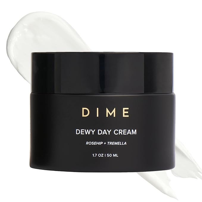 DIME Beauty Dewy Day Cream, Morning Face Moisturizer with Rosehip Oil and Snow Mushroom, 1.7 oz /... | Amazon (US)