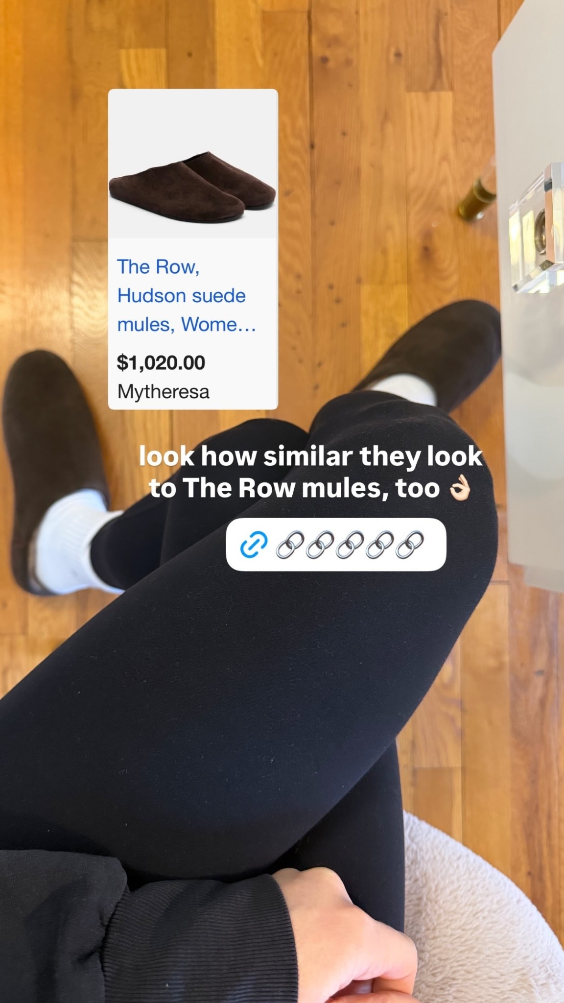 The most comfortable ever! look how similar they look to The Row mules, too 👌🏻