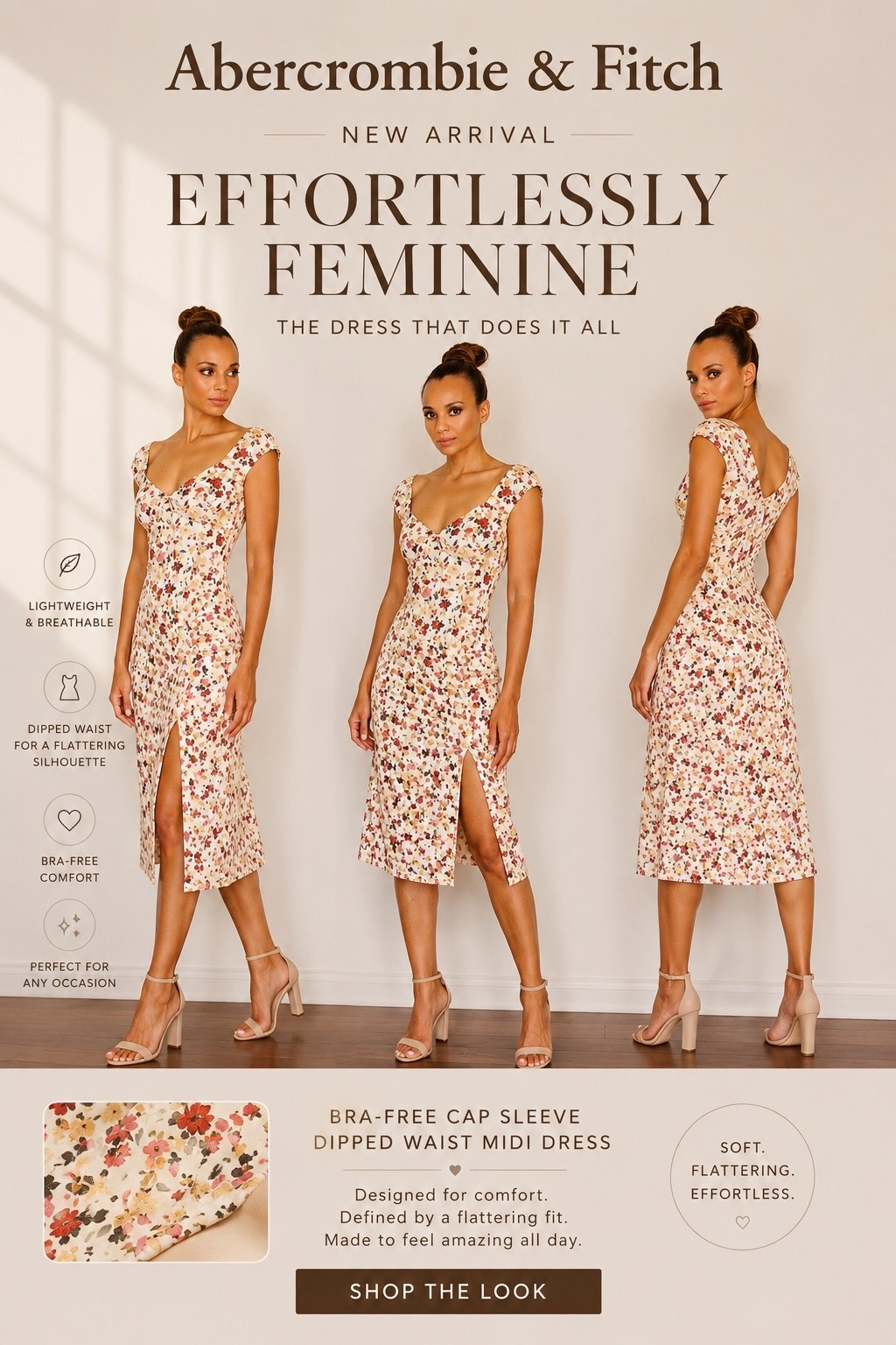 Abercrombie dress season 🌸✨ This bra-free cap sleeve midi dress is one of those effortless pieces that looks polished with minimal styling. Flattering fit, feminine details, and perfect for brunch, showers, weddings, or date night.

#AbercrombieStyle #Abercrombie #MidiDress #DressSeason #SpringStyle #SummerStyle #DateNightOutfit #WeddingGuestDress #LTKFashion #LTKStyle #FashionFinds #StyleInspo

#LTKxAbercrombie #LTKootd