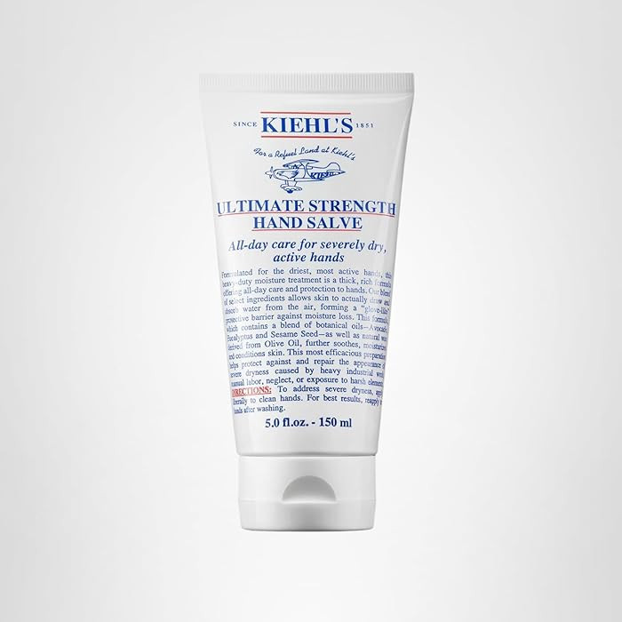 Kiehl's Ultimate Strength Hand Salve, Deeply Hydrating Hand Lotion, Thick and Rich Formula for In... | Amazon (US)