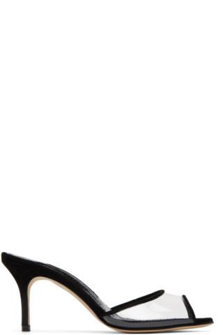 Black Jadifa Heeled Sandals | SSENSE