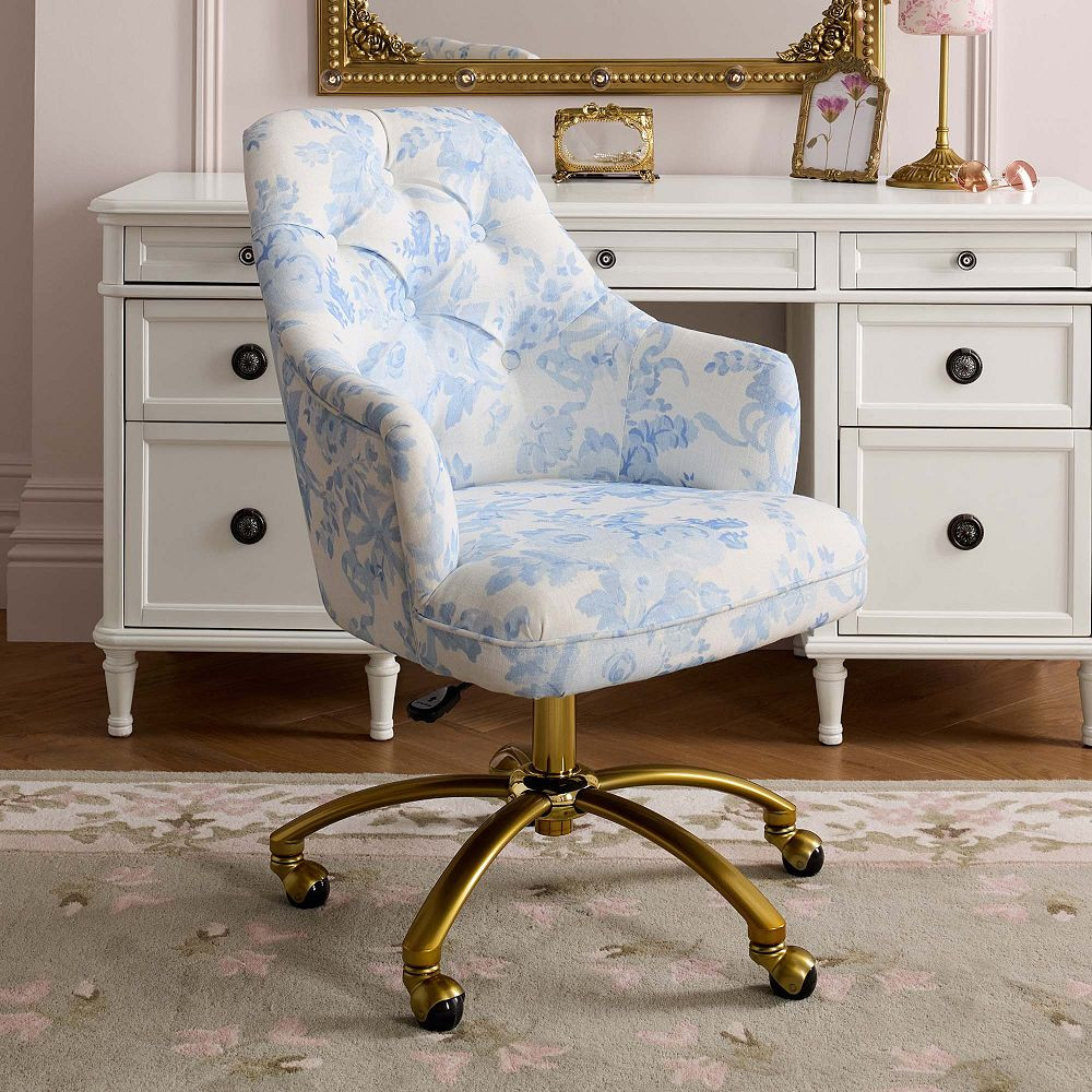 LoveShackFancy Tufted Desk Chair | Pottery Barn Teen