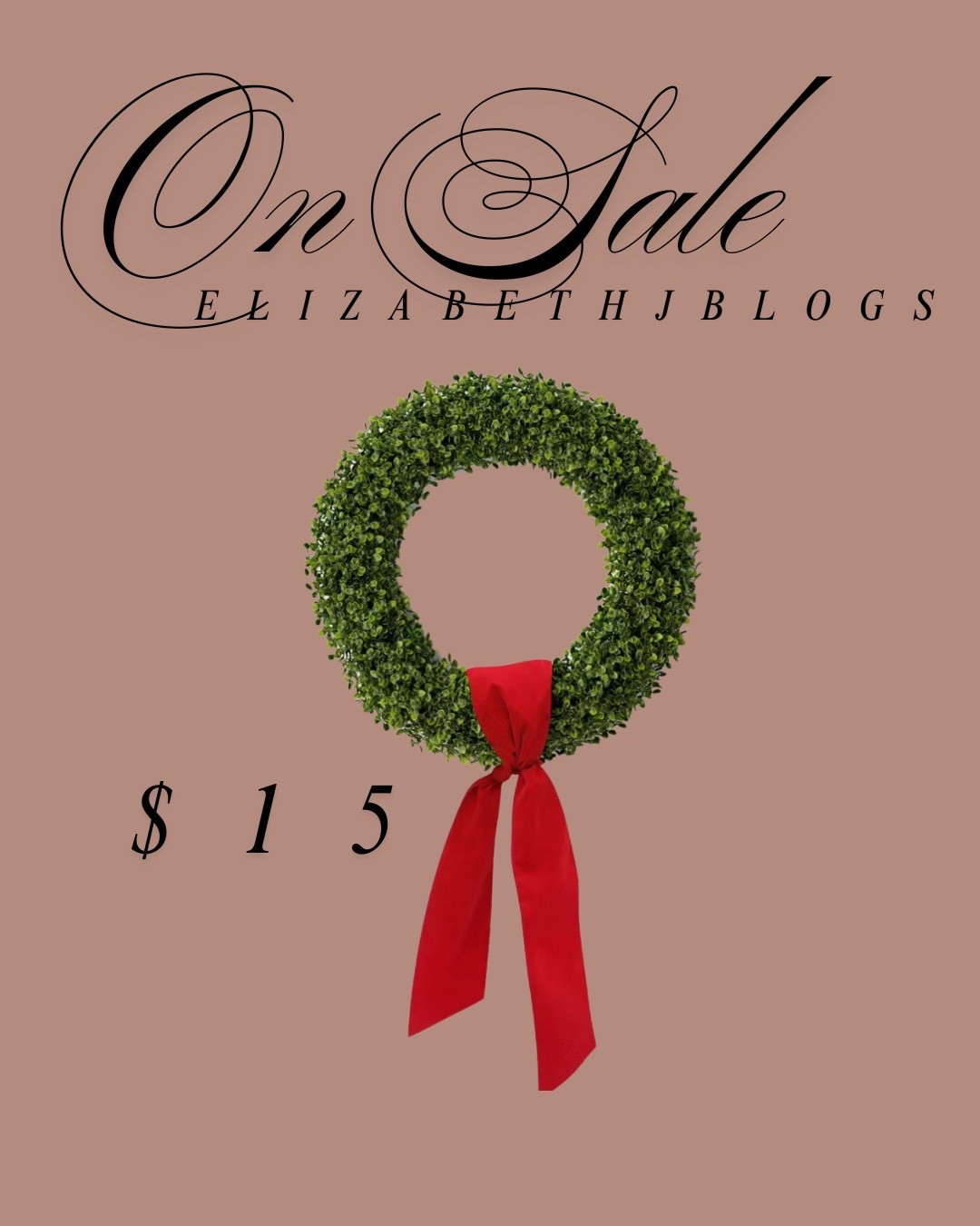 Christmas wreath on sale 