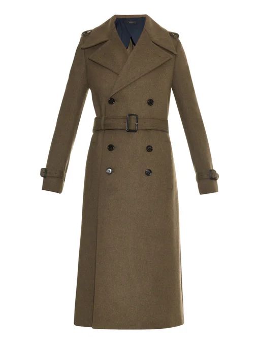 Military tweed trench coat | Matches (US)