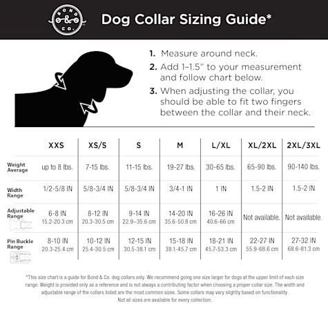Bond & Co. Mahogany Leather Dog collar,  For Neck Sizes 18-21, Large/Extra Large | Petco