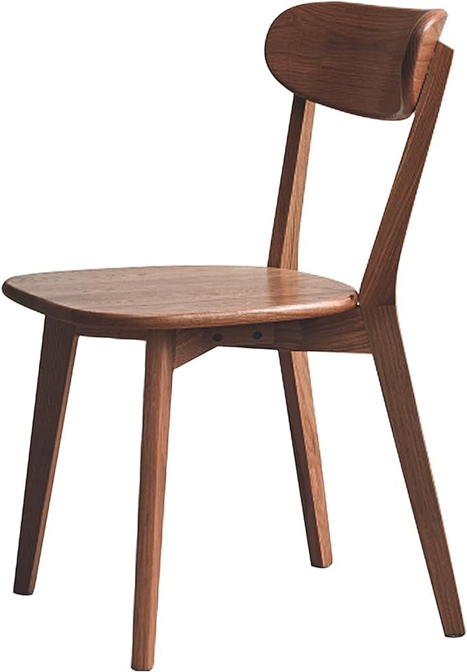 Grewood 100% Solid Oak Wood Dining Chairs,Mid Century Modern Dining Chairs Wide Sitting Surface a... | Amazon (US)