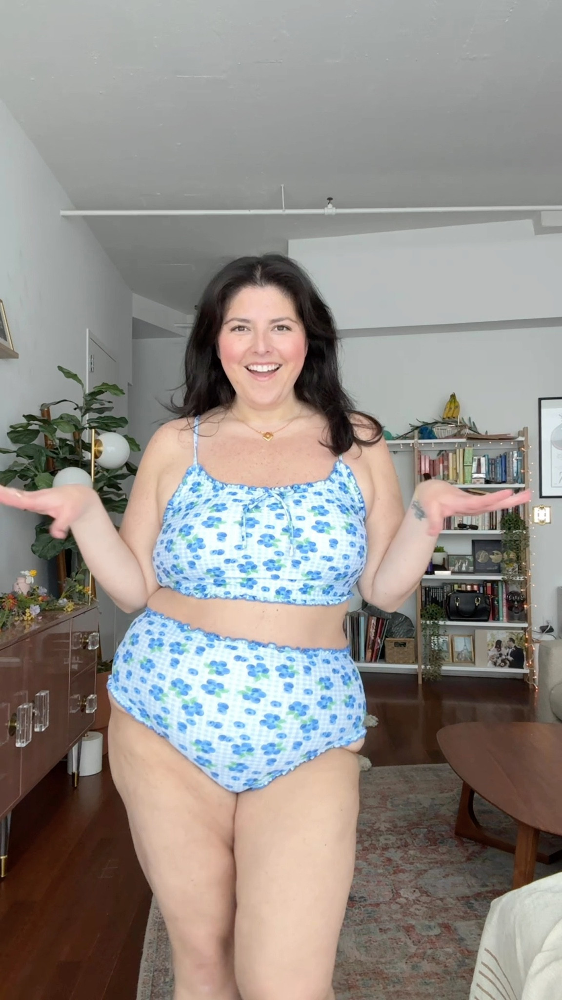 So excited for swimsuit season! I’m a 16/18 and I’m wearing XL in all. The color block fits best, the others I would prob go back to xxl for the bottoms, which is more TTS  

#LTKTravel #LTKSwim #LTKPlusSize