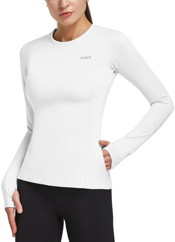 BALEAF Thermal Shirts for Women Long Sleeve Fleece Tops Running Workout Cold Weather Gear Compres... | Amazon (US)