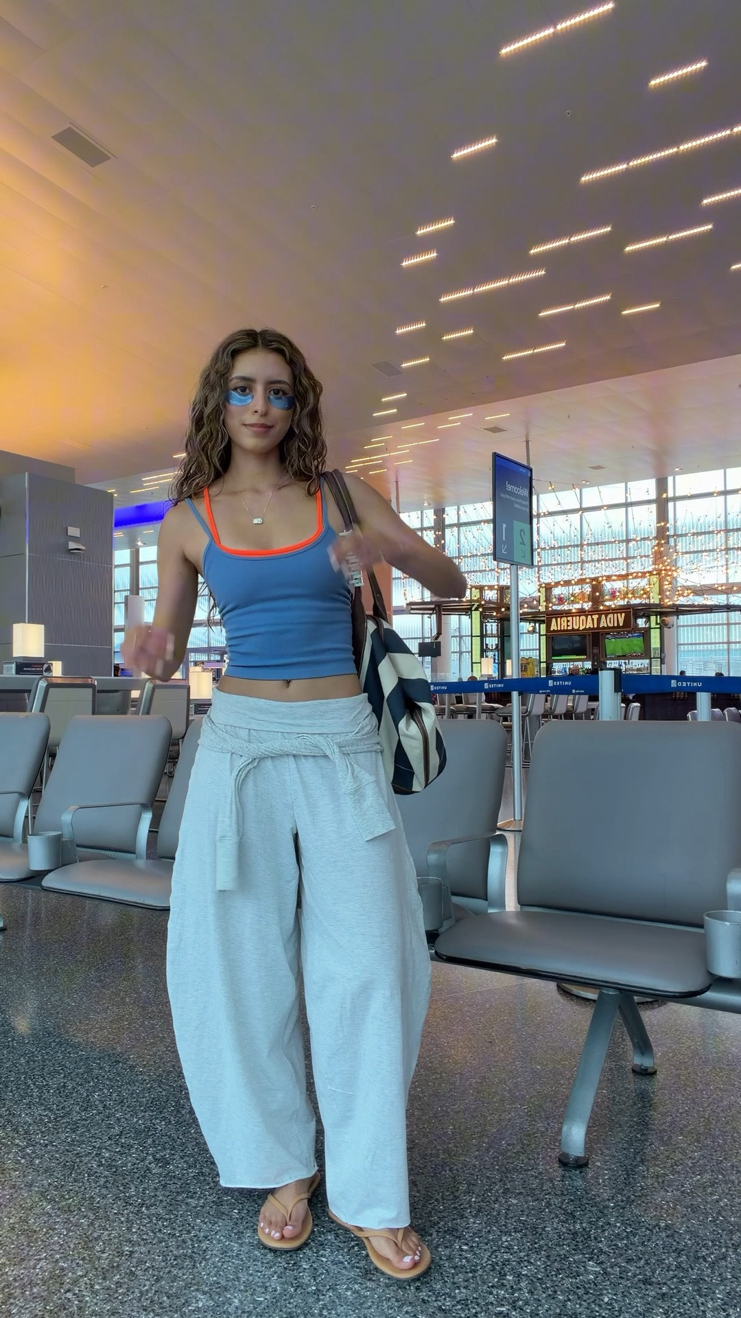 AirPort ootd ✈️ such a cute and comfy travel outfit (wearing Xs in all)

#LTKTravel #LTKootd