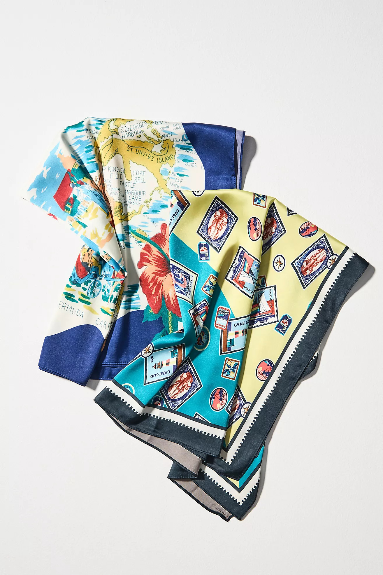 Nautical Hair Scarves, Set of 2 | Anthropologie (US)