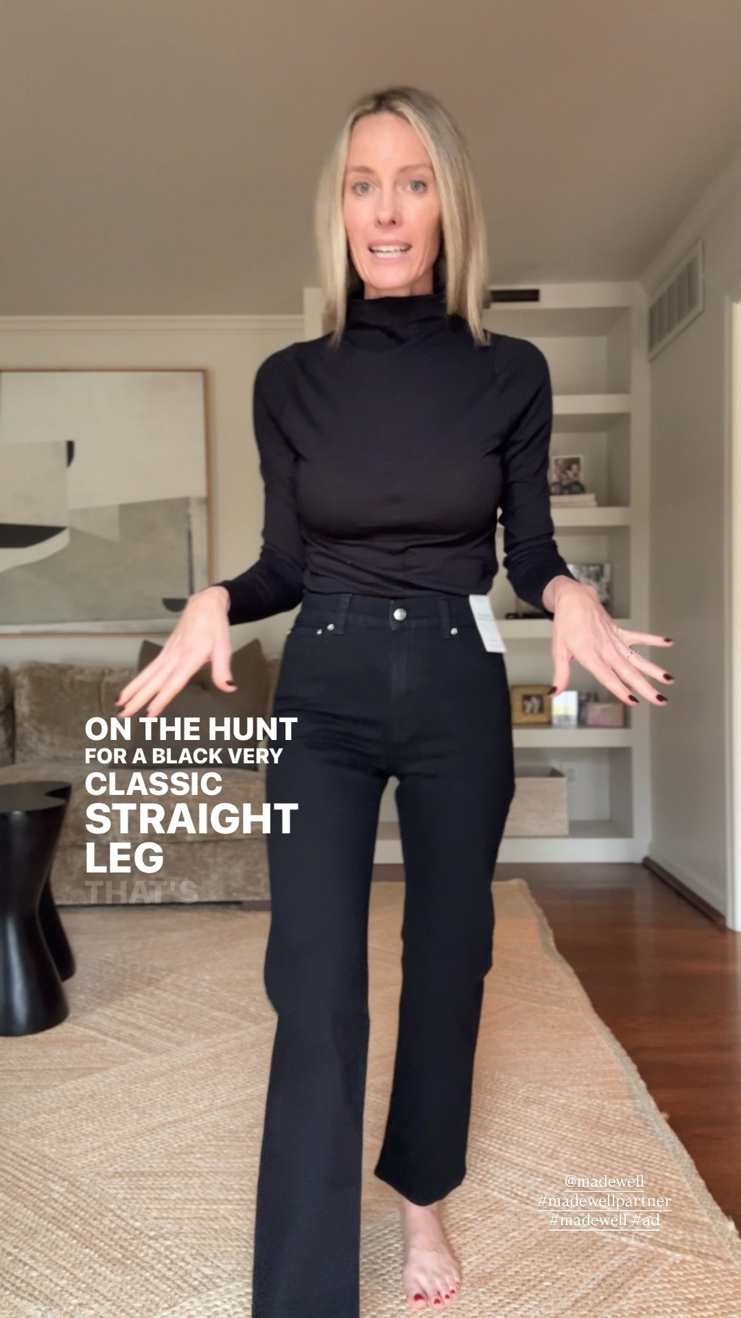 Found the perfect everyday black jean! Classic straight leg. Fits like a dream. Size down one for the perfect fit! More madewell faves linked here too. 

@madewell #ad #madewellpartner #madewell 