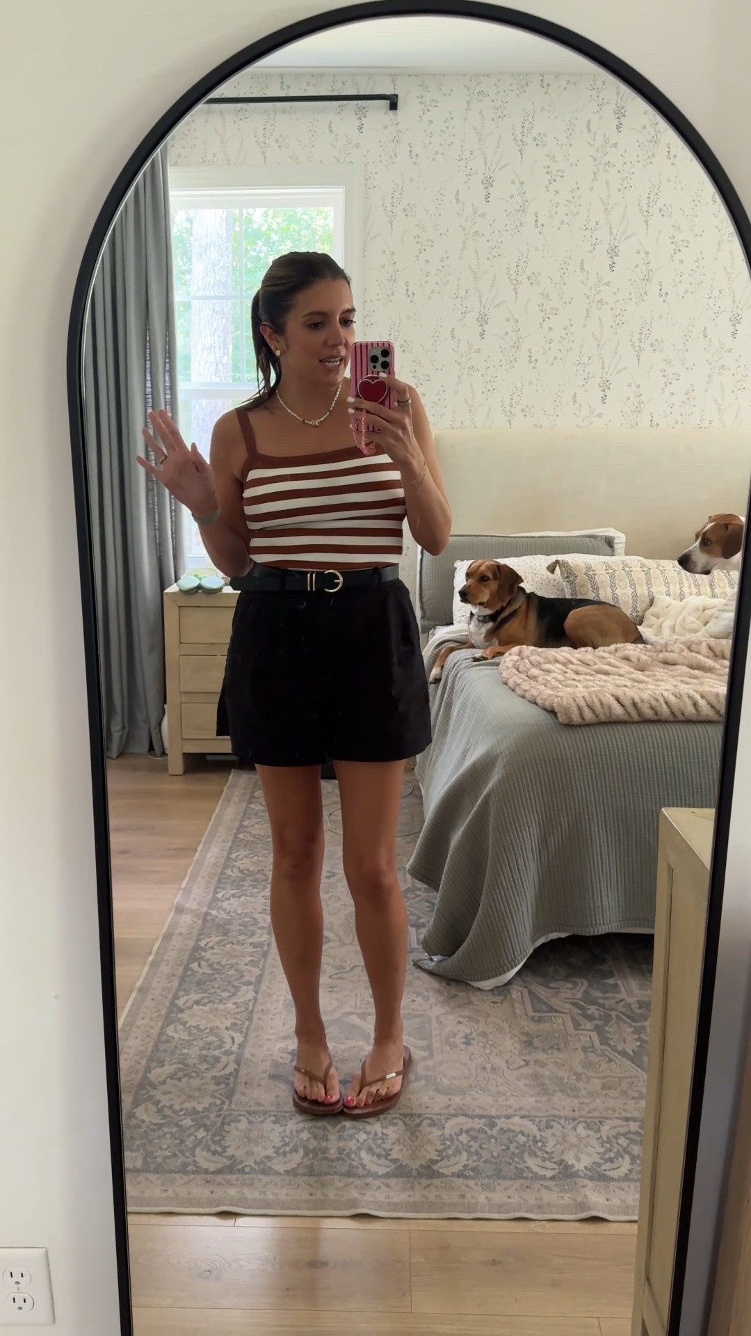 Outfit of the day! Love me a trouser short outfit in the summer! Both tts! I’m 5’7”

#LTKSaleAlert #LTKOver40 #LTKTall