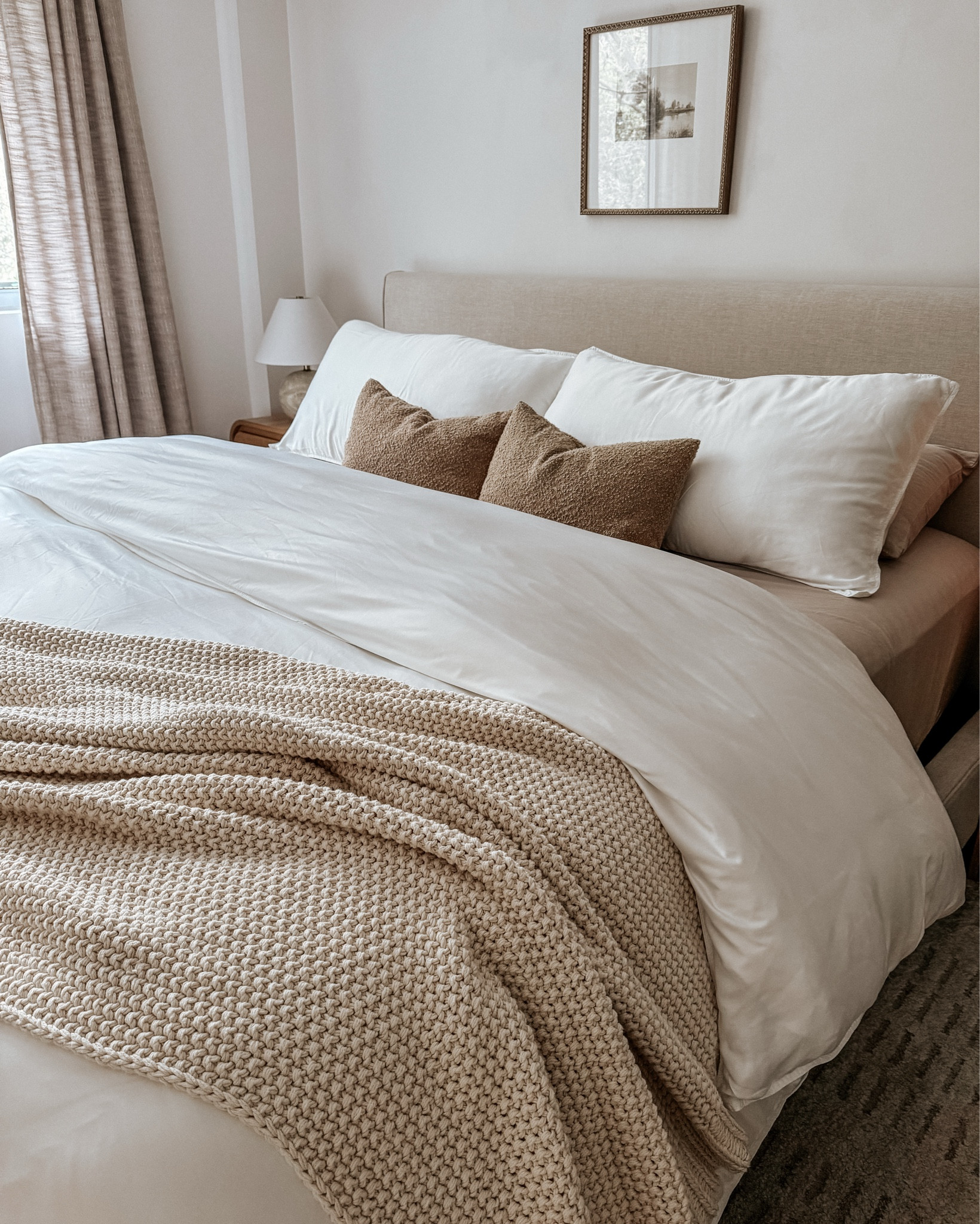 This bamboo bedding is silky soft, cooling, and won’t break the bank either! 

It seriously creates the perfect sleep environment and the throw blanket adds the perfect touch of texture. 

The quality and price of Quince bedding blows me away every time I try something new of theirs. 

I’m linking these items plus other Quince favs I’ve tried! 

#quincepartner @onequince

#LTKStyleTip #LTKHome