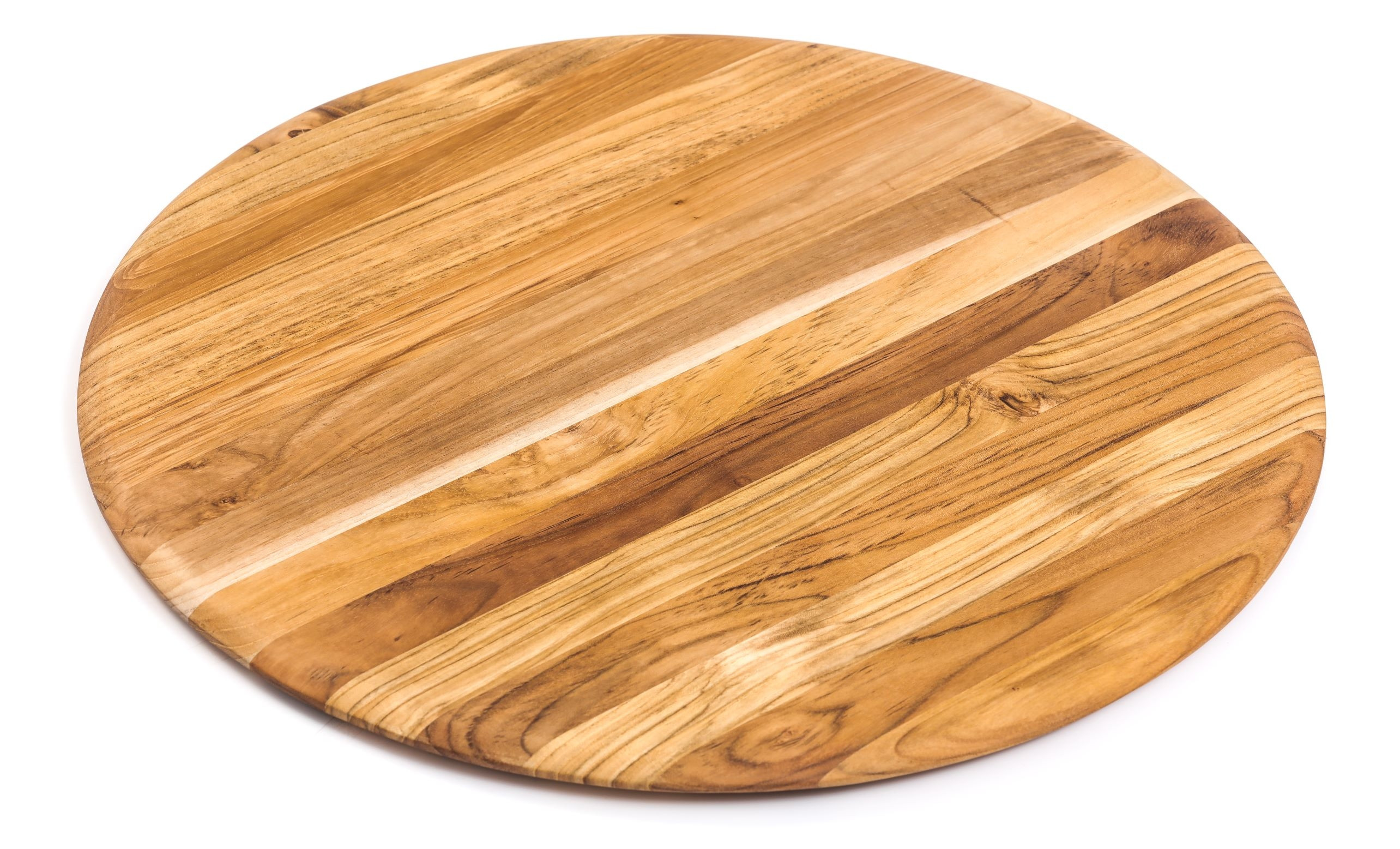 Teakhaus Cutting Board - Large Round Teak Woods Carving Board - Slim and Lightweight (18x18) | Walmart (US)