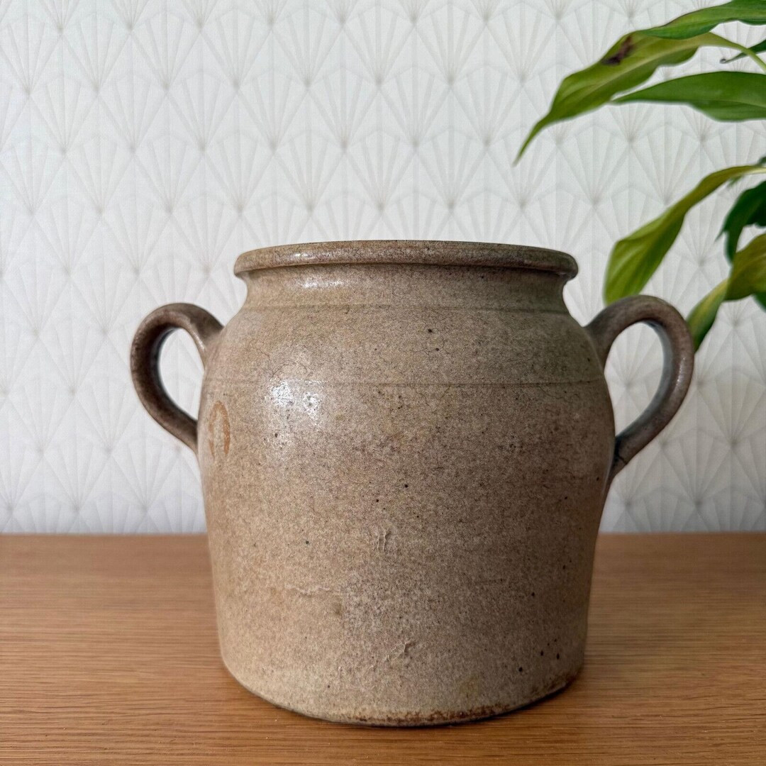 Handmade Glazed Stoneware Antique French Confit Pot 2502255 - Etsy | Etsy (US)