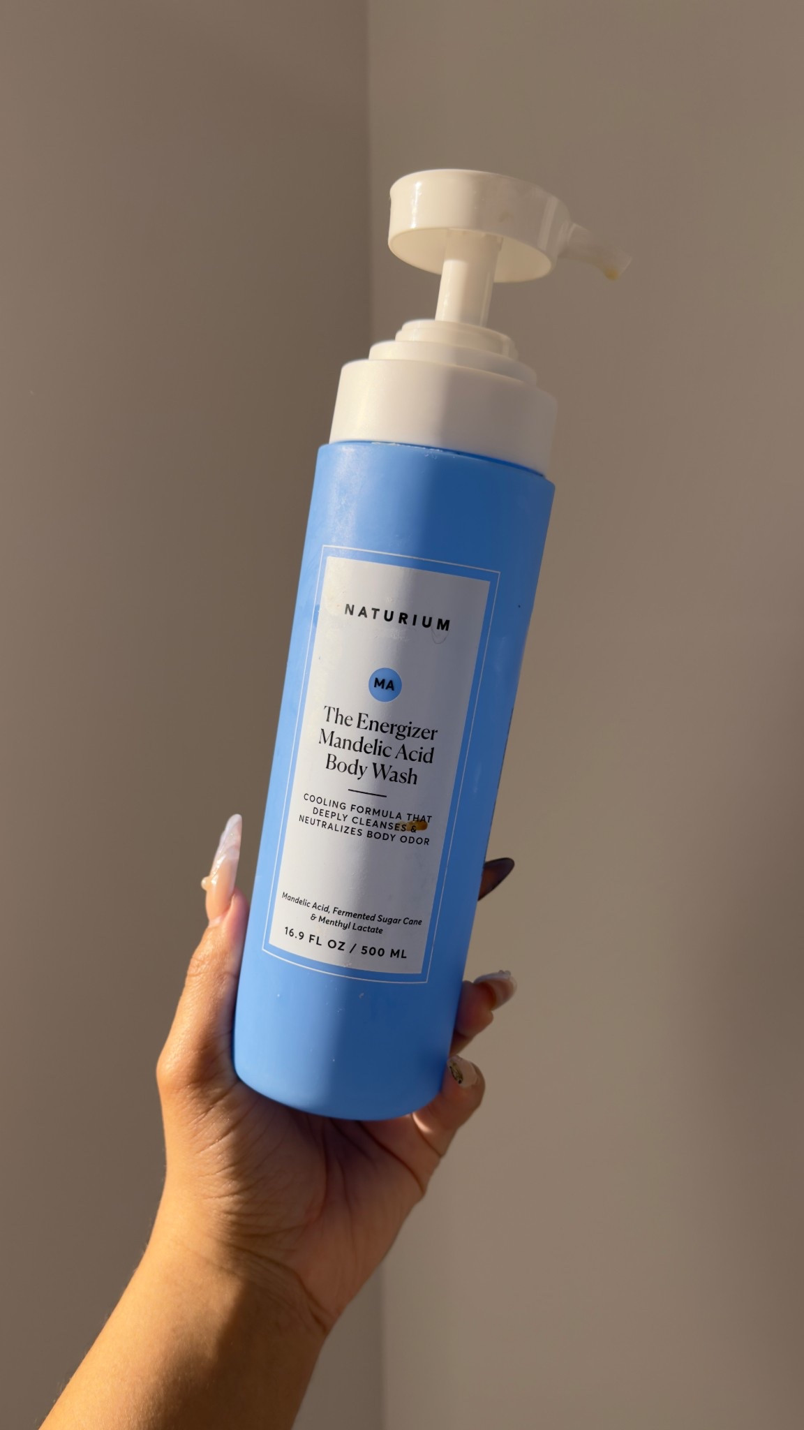 The Naturium Energizer Mandelic Acid Body Wash is perfect if you work out/have an active lifestyle and get sweaty! It’s cooling on the skin, has a nice lather and neutralizes odor.

#LTKActive #LTKBeauty #LTKFindsUnder50