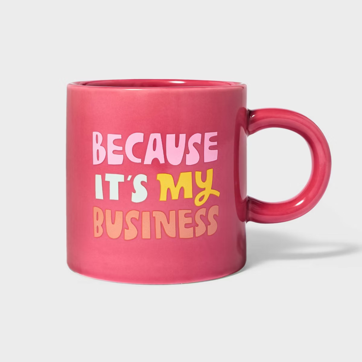 18.74 fl oz Stoneware Mug Pink - Tabitha Brown for Target | Target