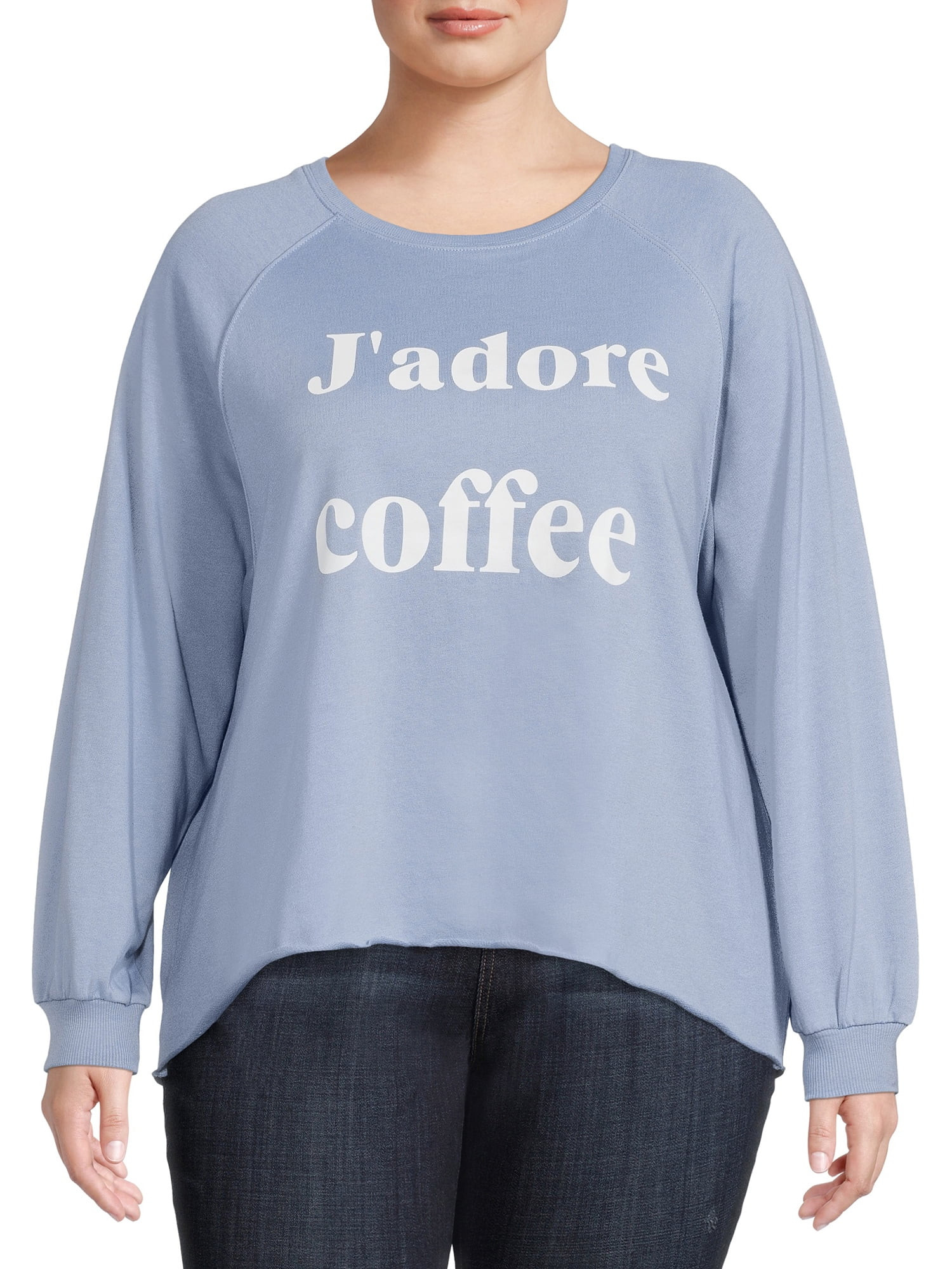 Terra & Sky Women's Plus Size Graphic Sweatshirt | Walmart (US)