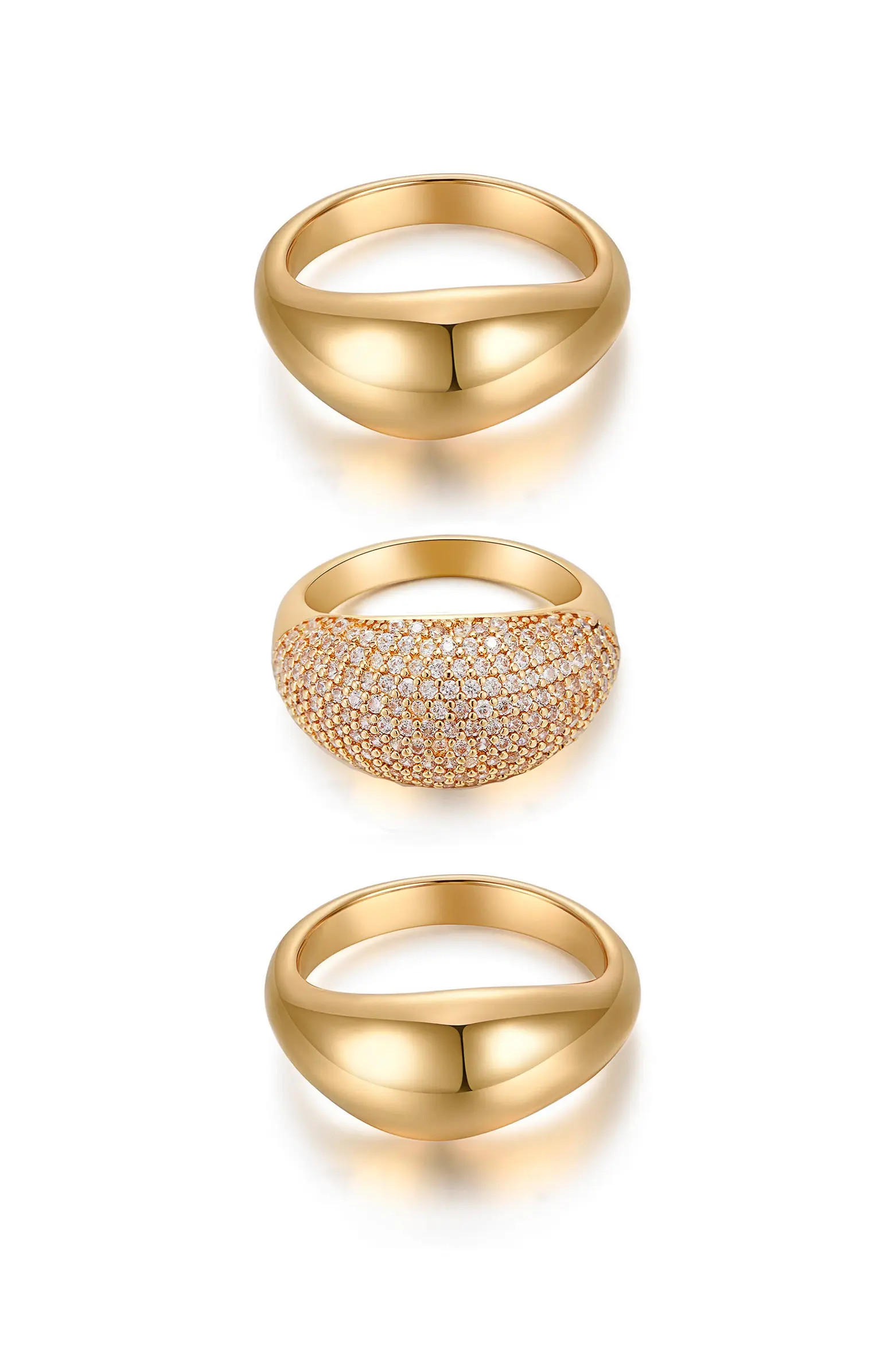 Timeless Glamour Set of 3 Rings | Nordstrom