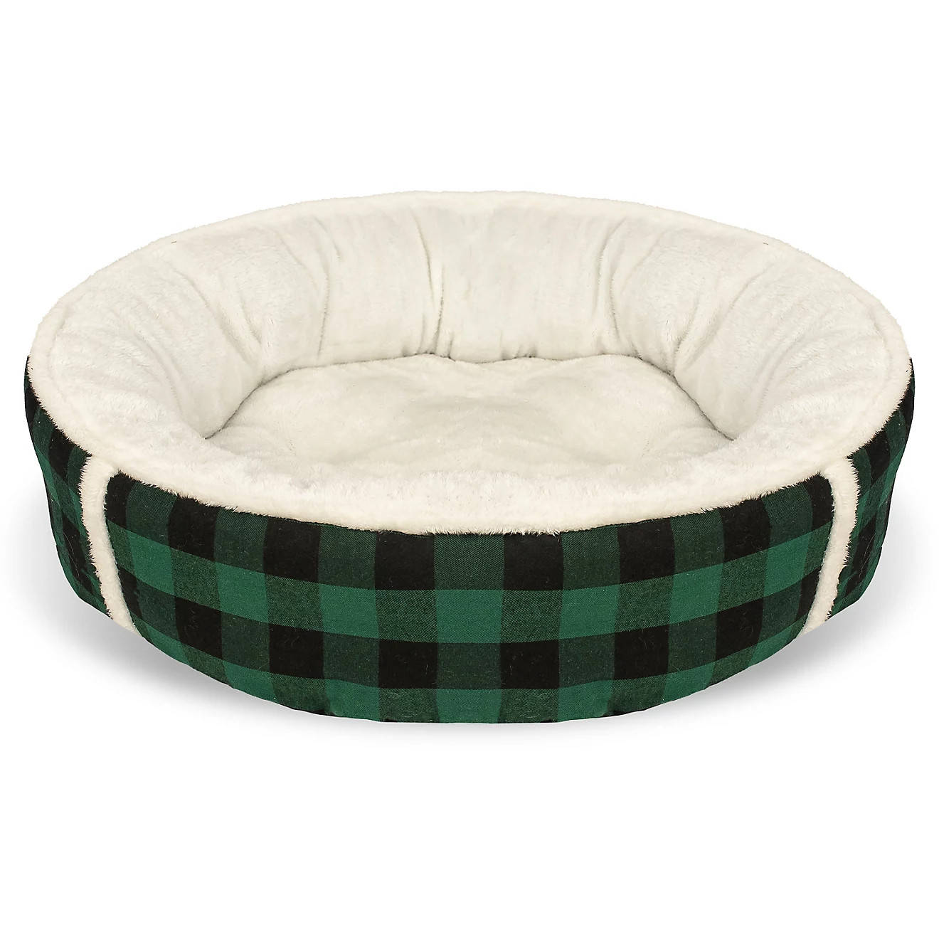 Cozy Pet Plaid Bolster Pet Bed | Academy | Academy Sports + Outdoors