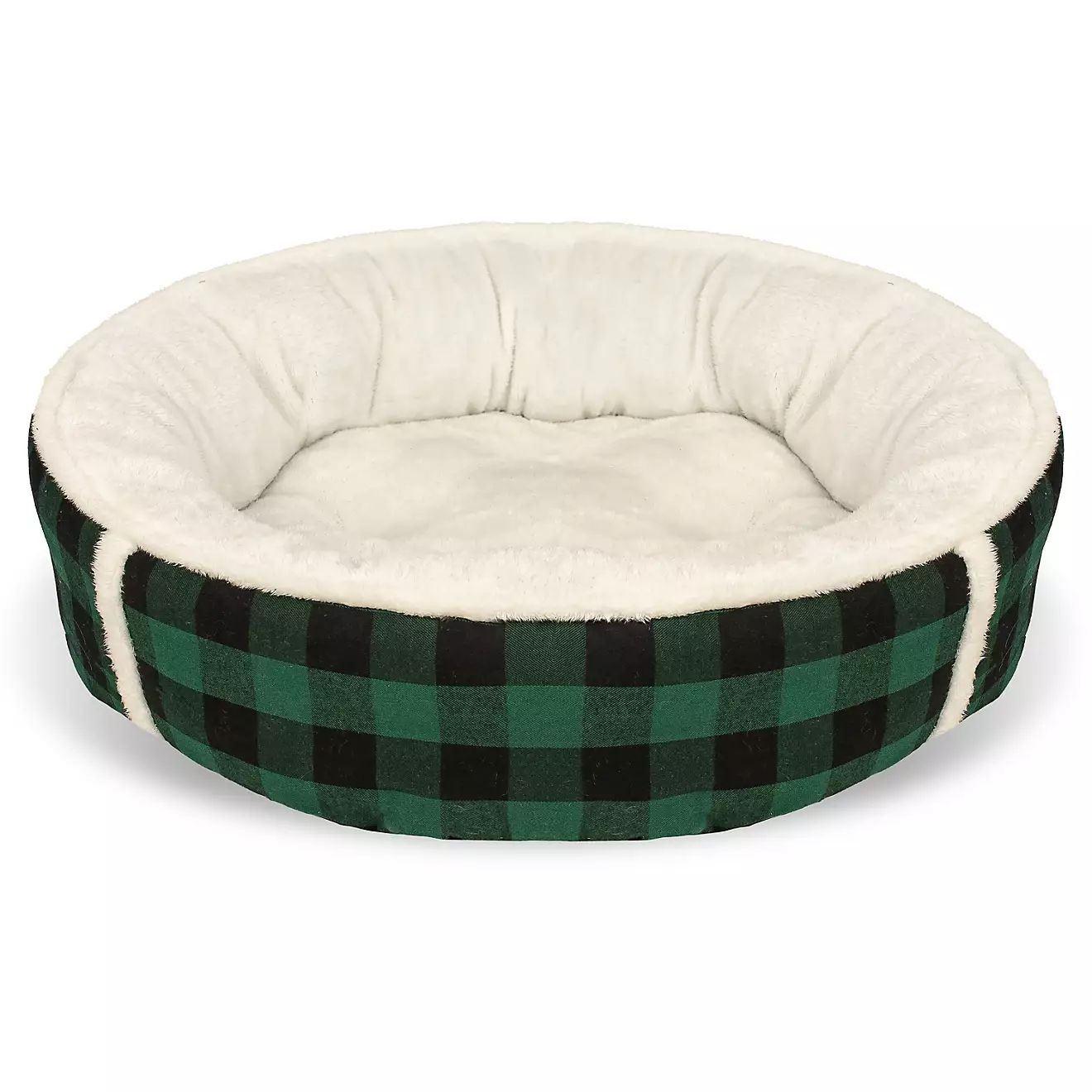 Cozy Pet Plaid Bolster Pet Bed | Academy | Academy Sports + Outdoors