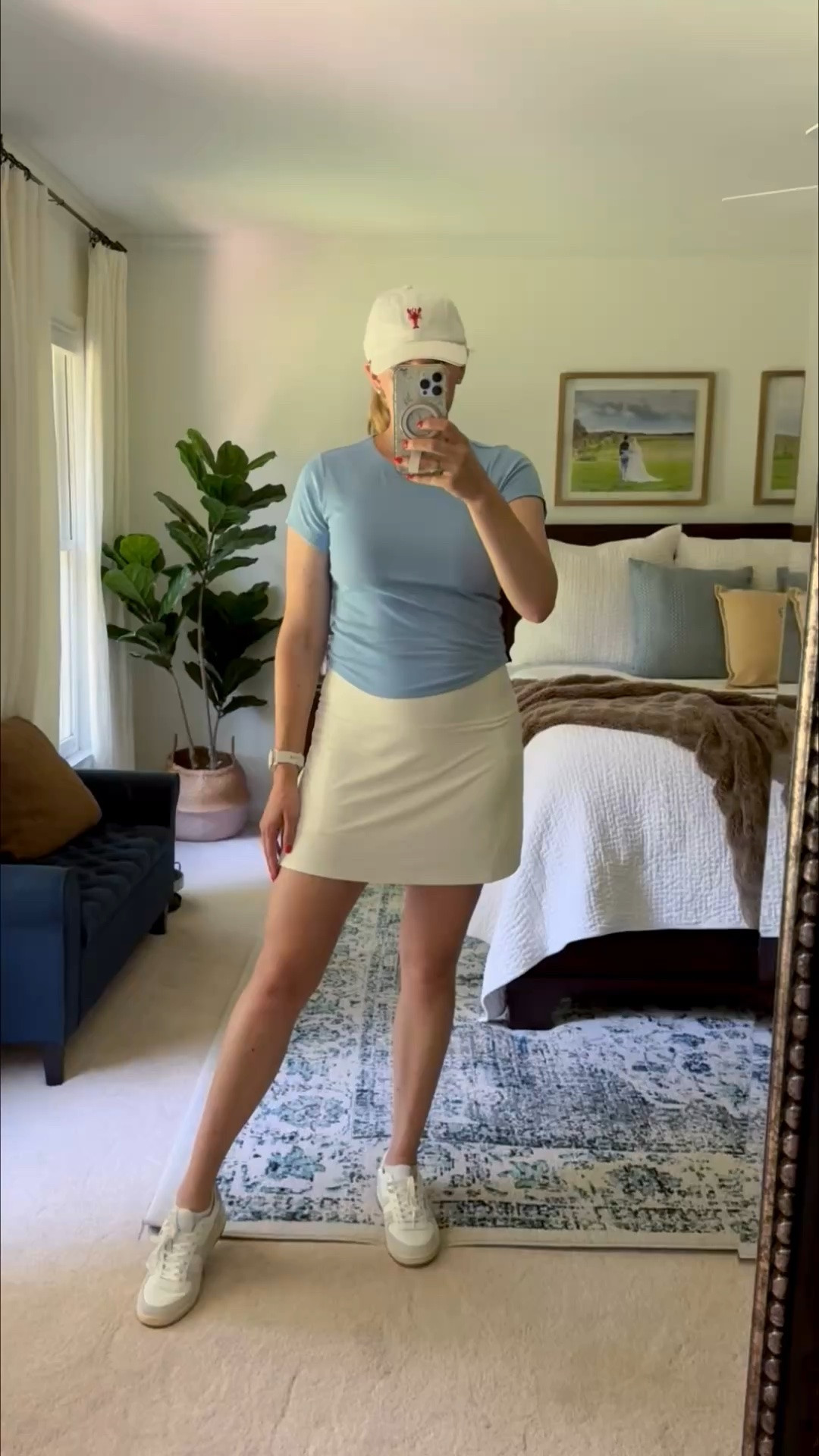 What I’m wearing today - it’s a simple and easy summer outfit idea - perfect for weekends out and about and mom life

Skirt has built in shorts with side pocket and a hidden back pocket. Both fit your phone! Smooth and lightweight material. Fits true to size 

Cropped tee is slightly different blue this year with a straight hem at the bottom, but same cut and fit. True to size Cropped tee

#LTKdayinmylife #LTKmomlife