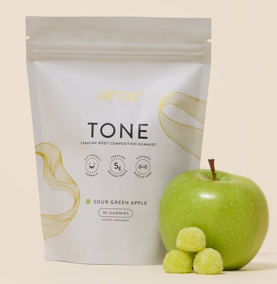 Arrae Tone Gummies \u2013 Creatine Monohydrate 5g for Women \u2013 Support Lean Muscle, Strength ... | Amazon (US)