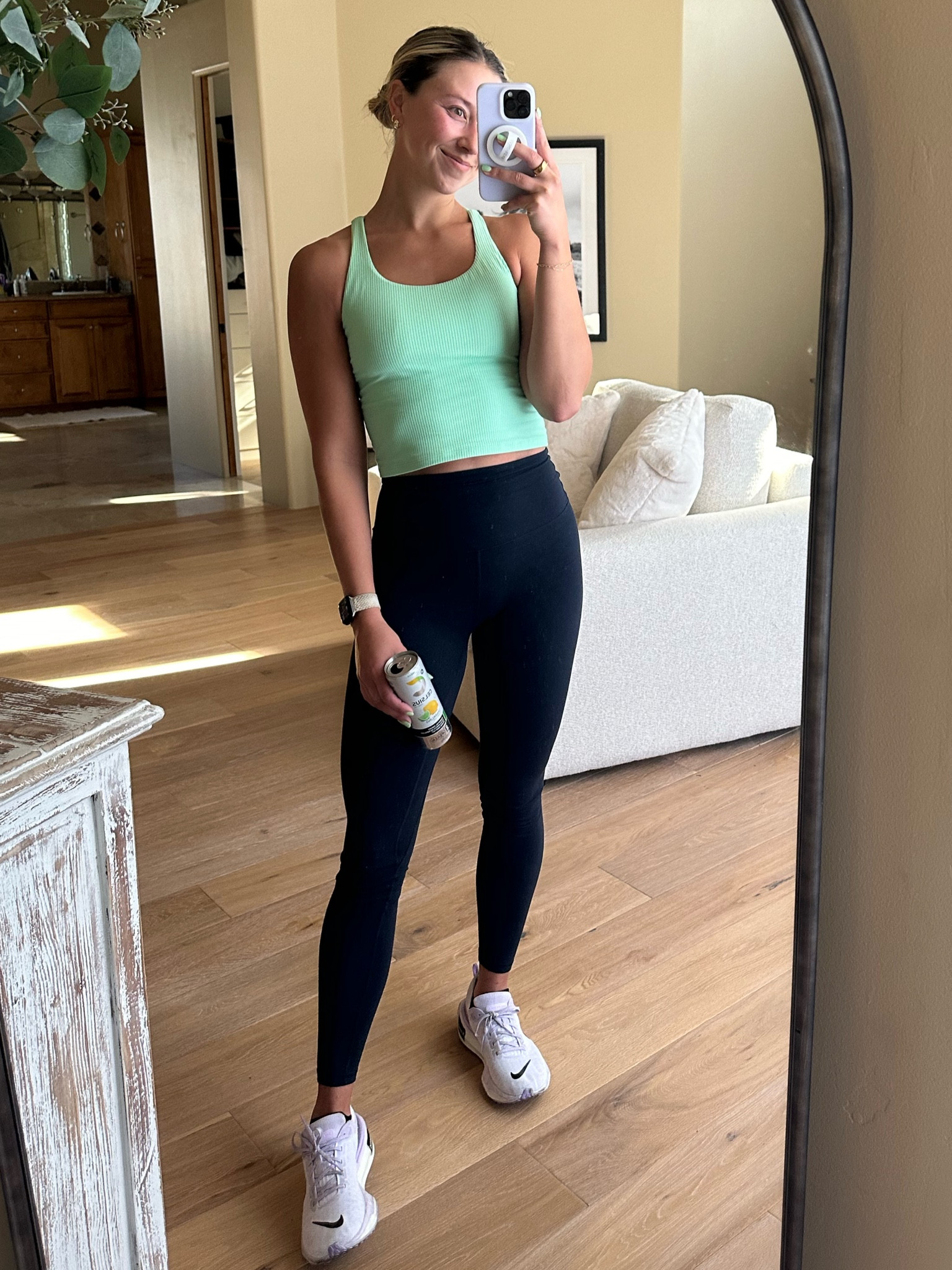 Amazon workout outfit! This green color is so fun for summer 

#LTKFitness #LTKStyleTip #LTKFindsUnder50