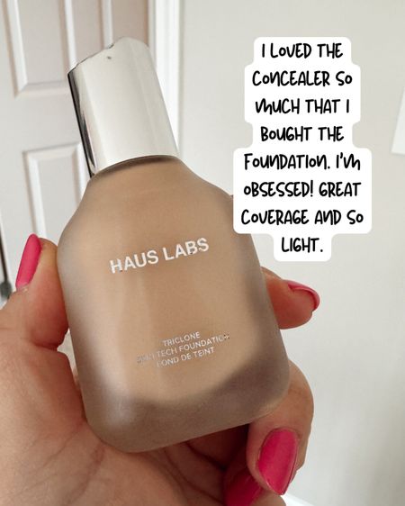 If you’re looking for a light, medium coverage foundation, try this! It goes on smooth and wears so beautifully. I feel like my face looks like it has a filter on it when I wear it… but it’s not cakey or anything! Since I’m 37, I’m very picky about makeup because a lot of products settle into fine lines and make them stand out. Not this!! Oh, and it’s a clean beauty product!! 🙌🏼 Click to shop.

#hauselabs #sephora #cleanbeauty #foundation #makeup #beautyover30 #beautyover35

#LTKfindsunder100 #LTKfindsunder50 #LTKbeauty
