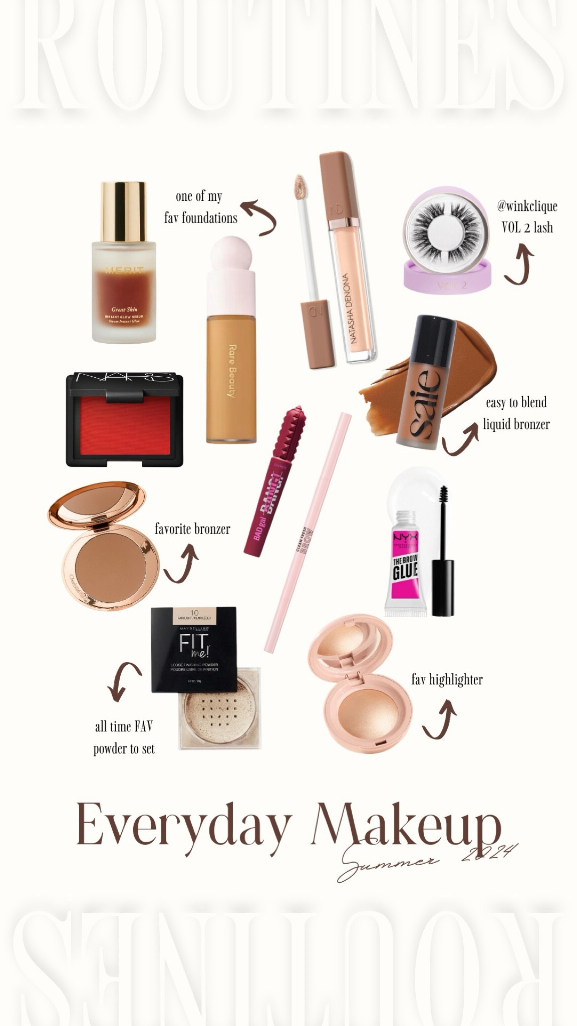 Makeup routine

Everyday makeup, easy makeup

#LTKFindsUnder50 #LTKBeauty #LTKMidsize