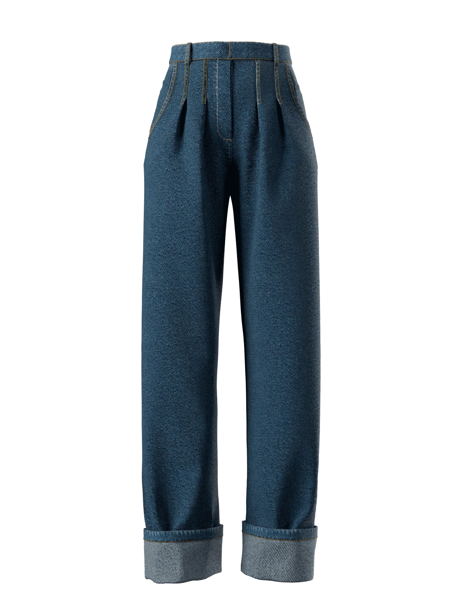 ANDREA IYAMAH NEVY PANTS - DENIM | ANDREA IYAMAH