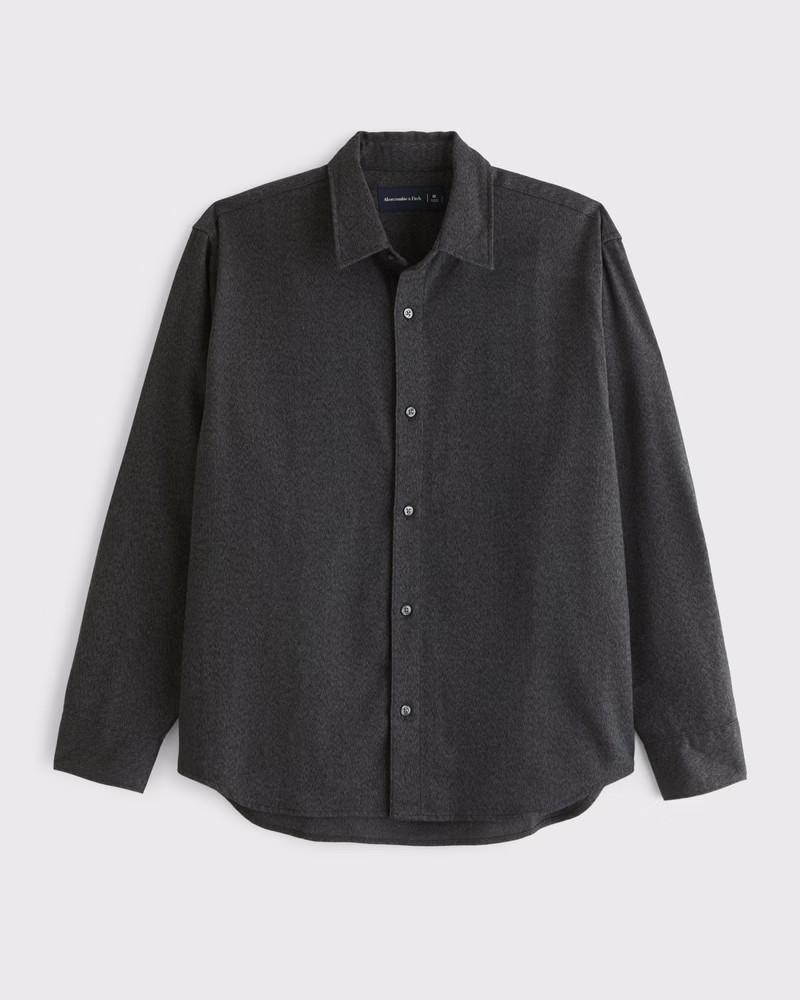 Men's Brushed Button-Up Shirt | Men's | Abercrombie.com | Abercrombie & Fitch (US)