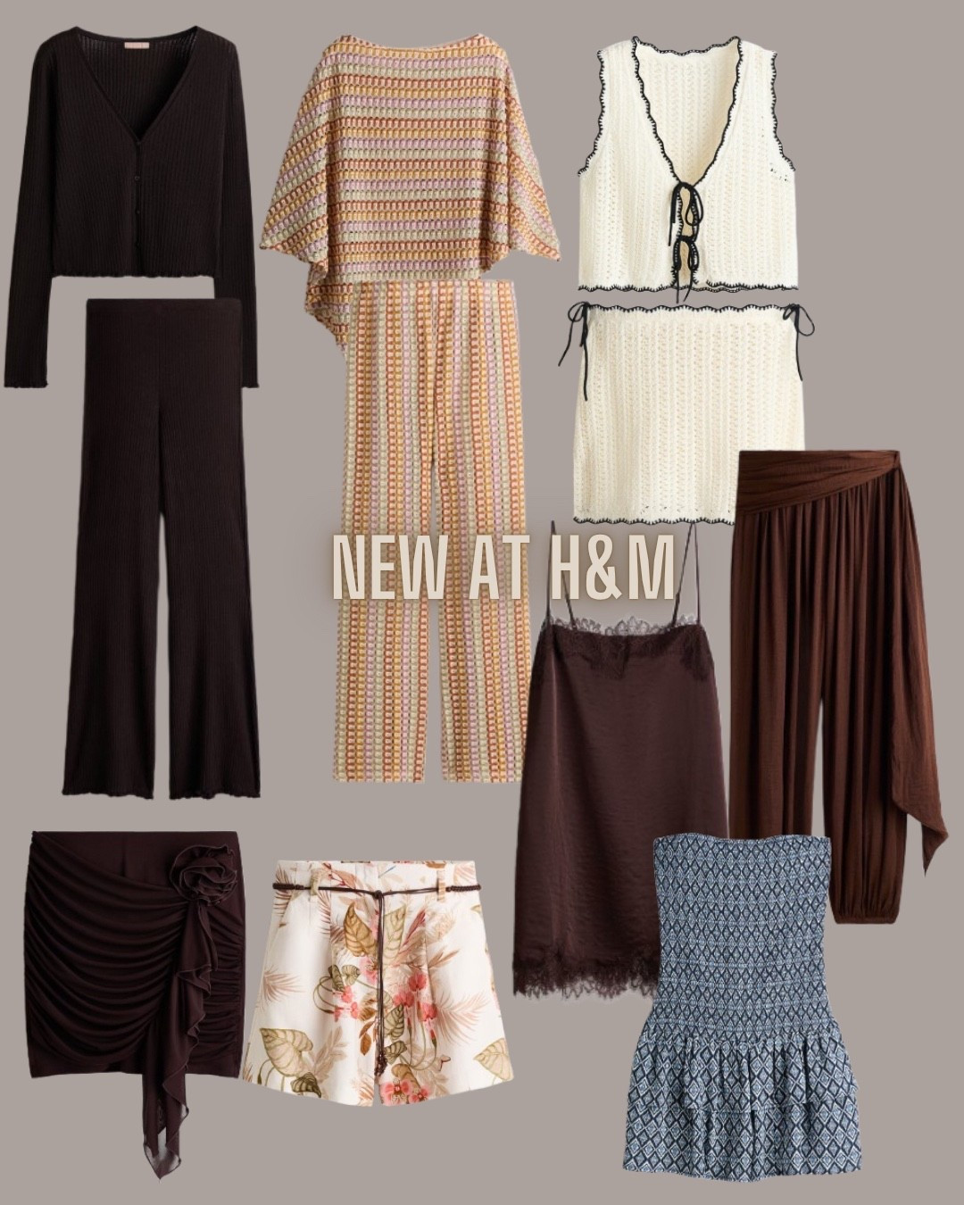 H&m fashion
Matching set
Two piece set
Resort wear
