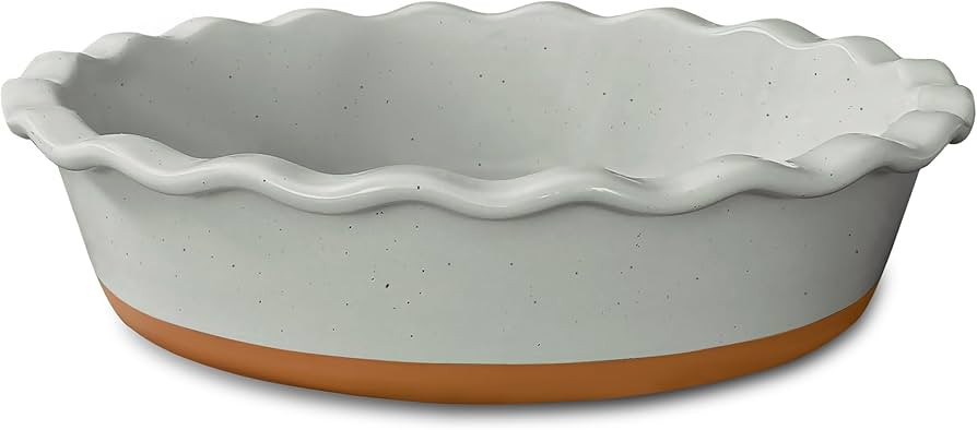Amazon.com: Mora Ceramic Pie Pan for Baking - 9 inch - Deep and Fluted Pie Dish for Old Fashion A... | Amazon (US)