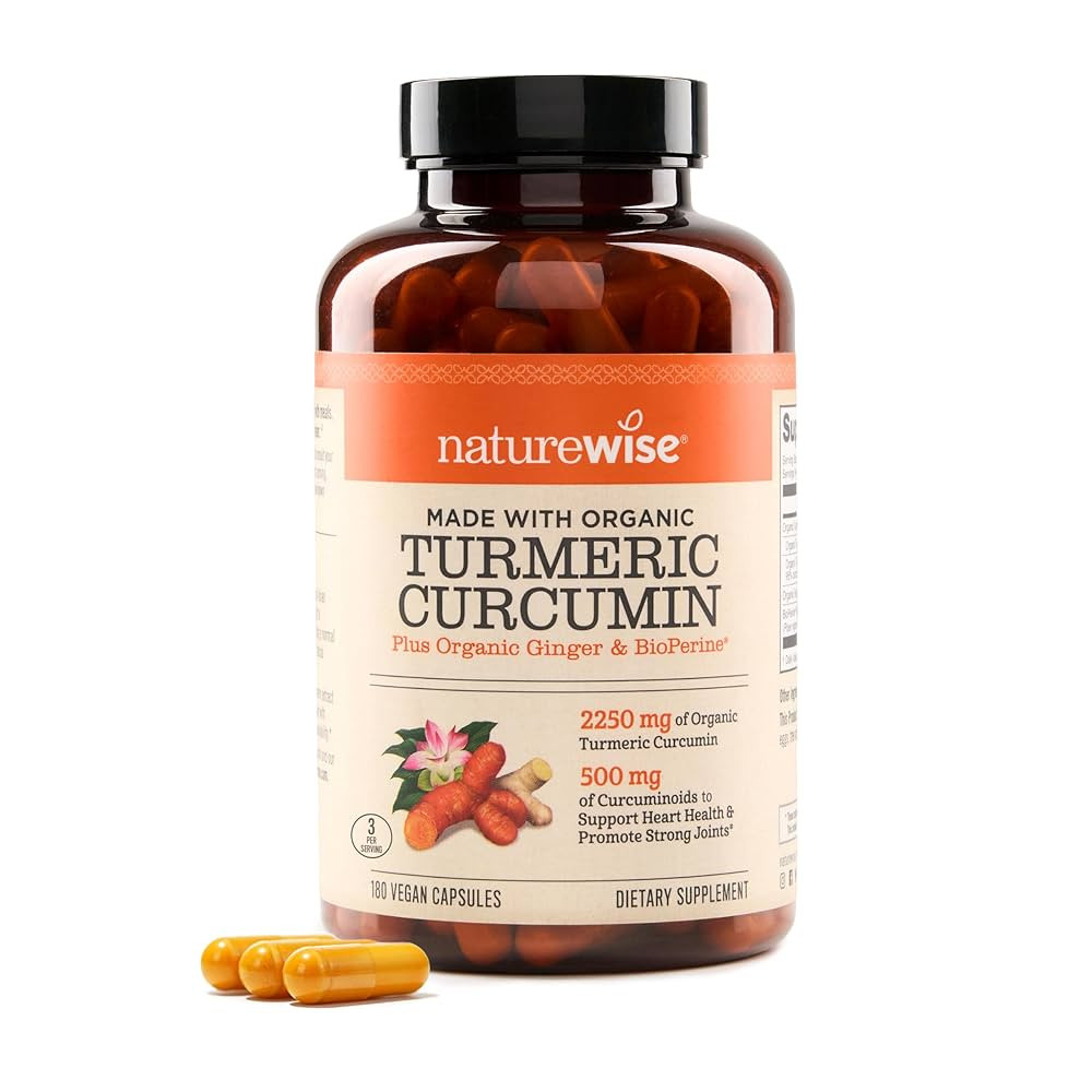 NatureWise Curcumin Turmeric 2250mg - 95% Curcuminoids & BioPerine Black Pepper Extract for Advan... | Amazon (US)
