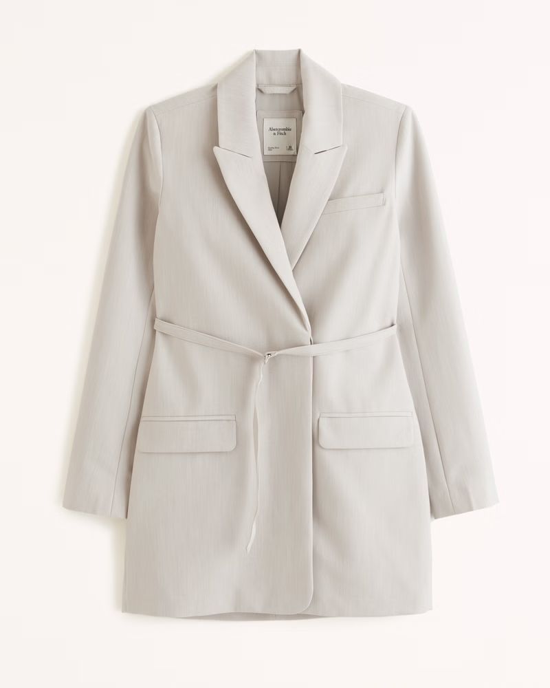 Side-Tie Blazer Mini Dress | Abercrombie & Fitch (US)