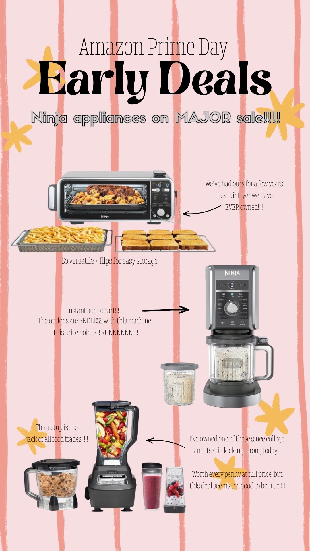 Runnn for these Early Prime Day deals on Ninja products!!!! These prices seem too good to be true! 🤯

#LTKSaleAlert #LTKHome #LTKfoodie