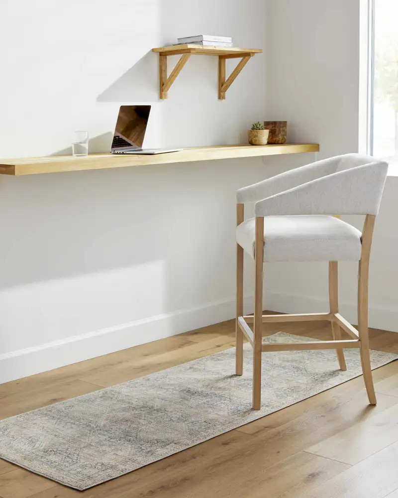 Marlene Medallion Beige & Blue Area Rug - Becki Owens x Livabliss | Boutique Rugs