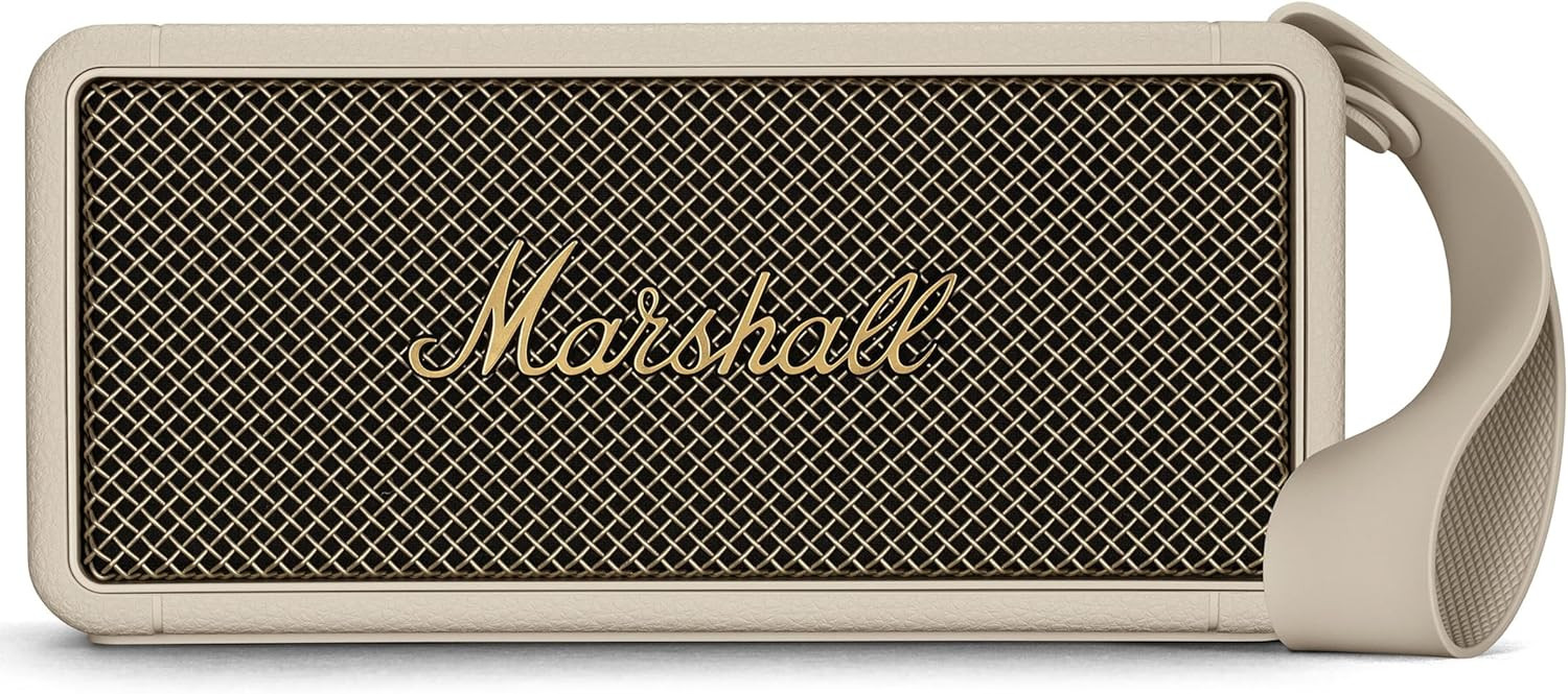 Marshall Middleton Portable Bluetooth Speaker - Cream | Amazon (US)