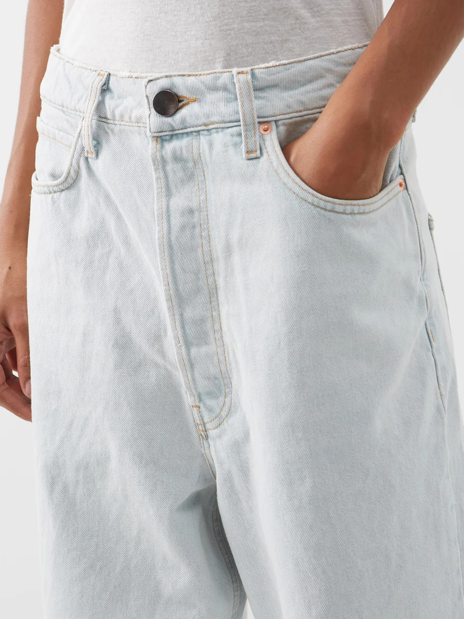 Drop organic-cotton low-rise baggy jeans | Raey | Matches (UK)