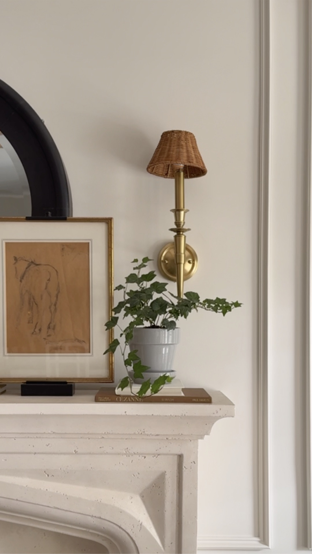 Simple summer fireplace styling

#LTKSeasonal #LTKHome